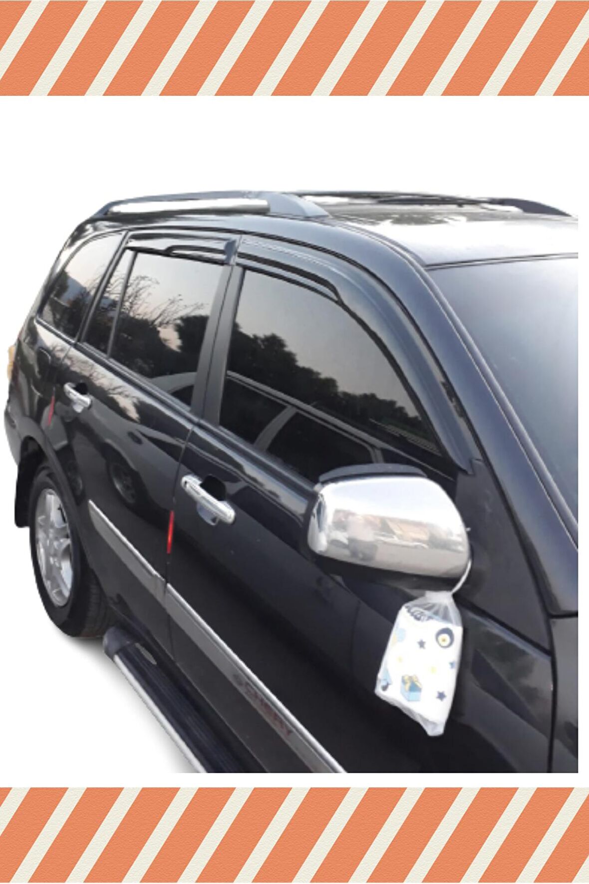 Chery Tiggo tüm modellerine özel 4’lü mügen cam rüzgarlığı
