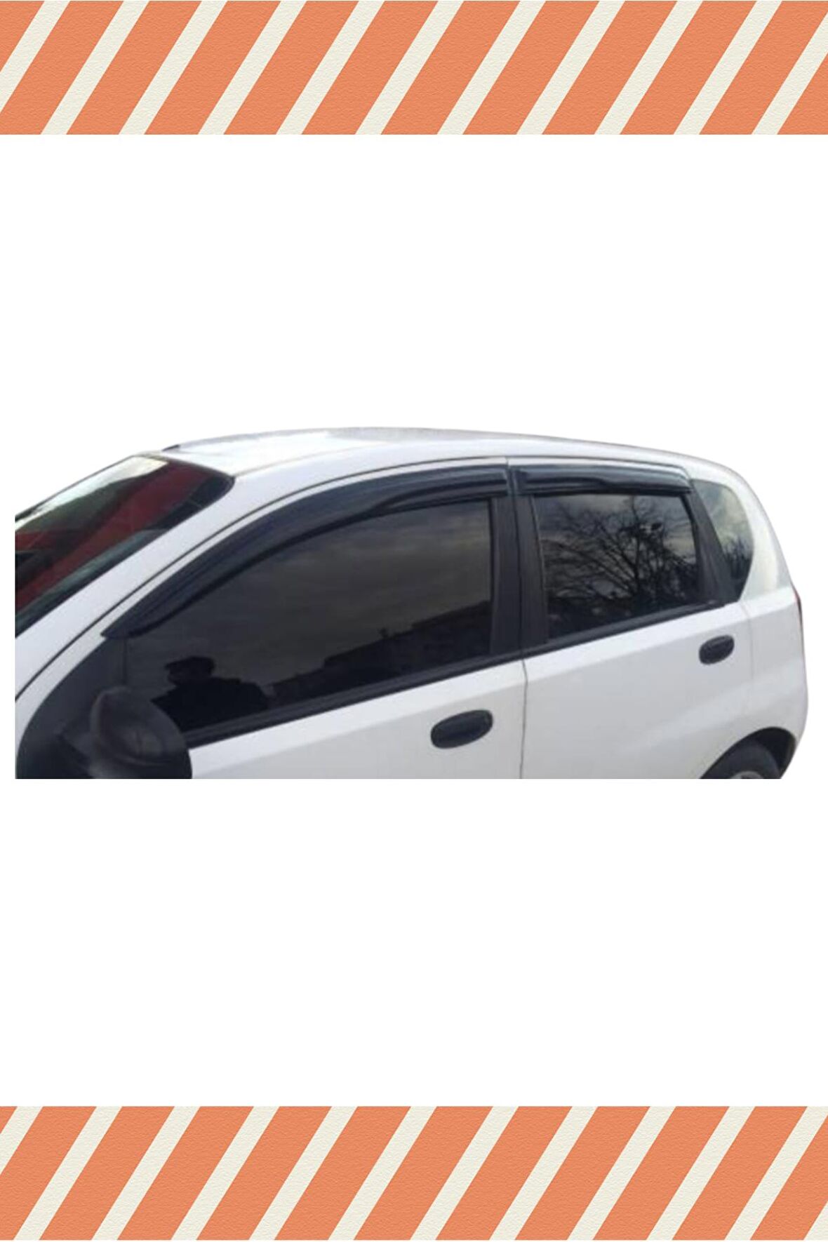 Chevrolet  kalos hb tüm modellerine özel 4’lü mügen tip cam rüzgarlığı
