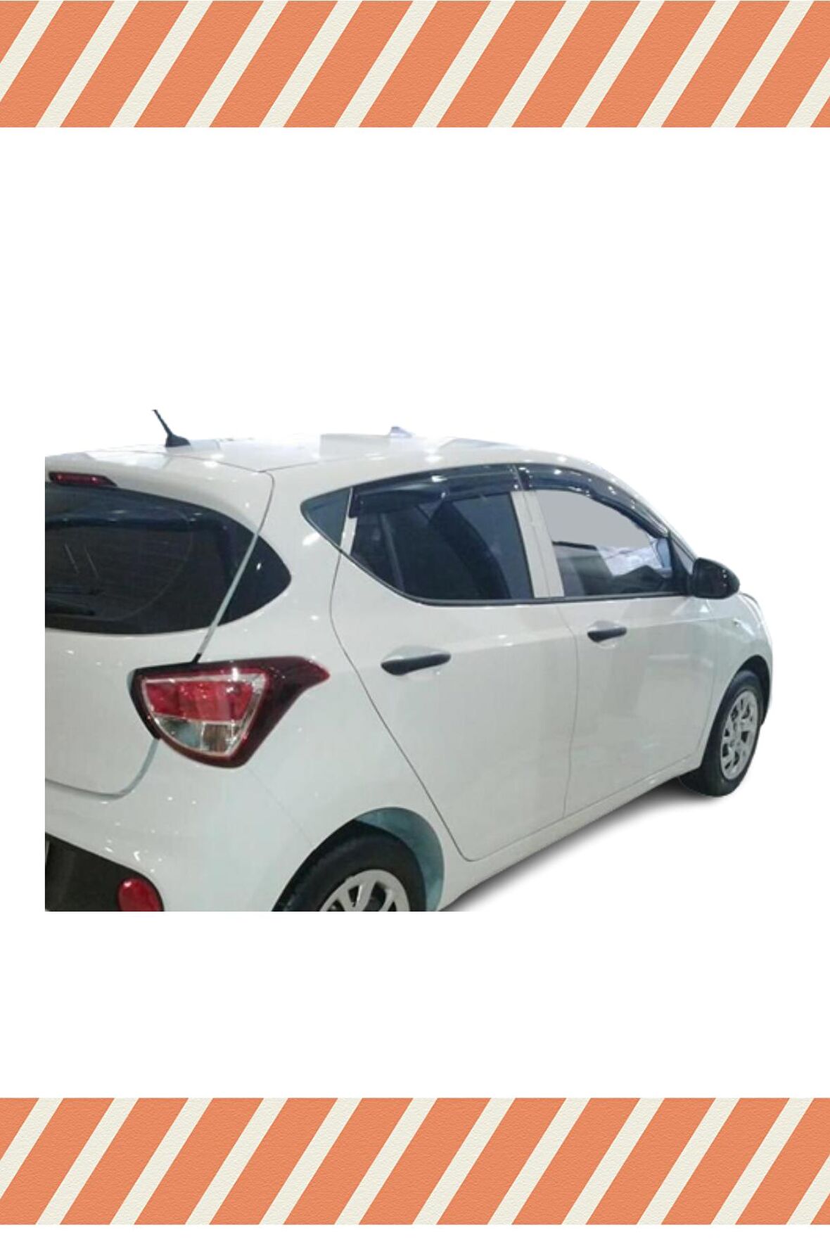 Hyundai İ-10 2013-2019 modellerine özel 4’lü mügen tip cam rüzgarlığı