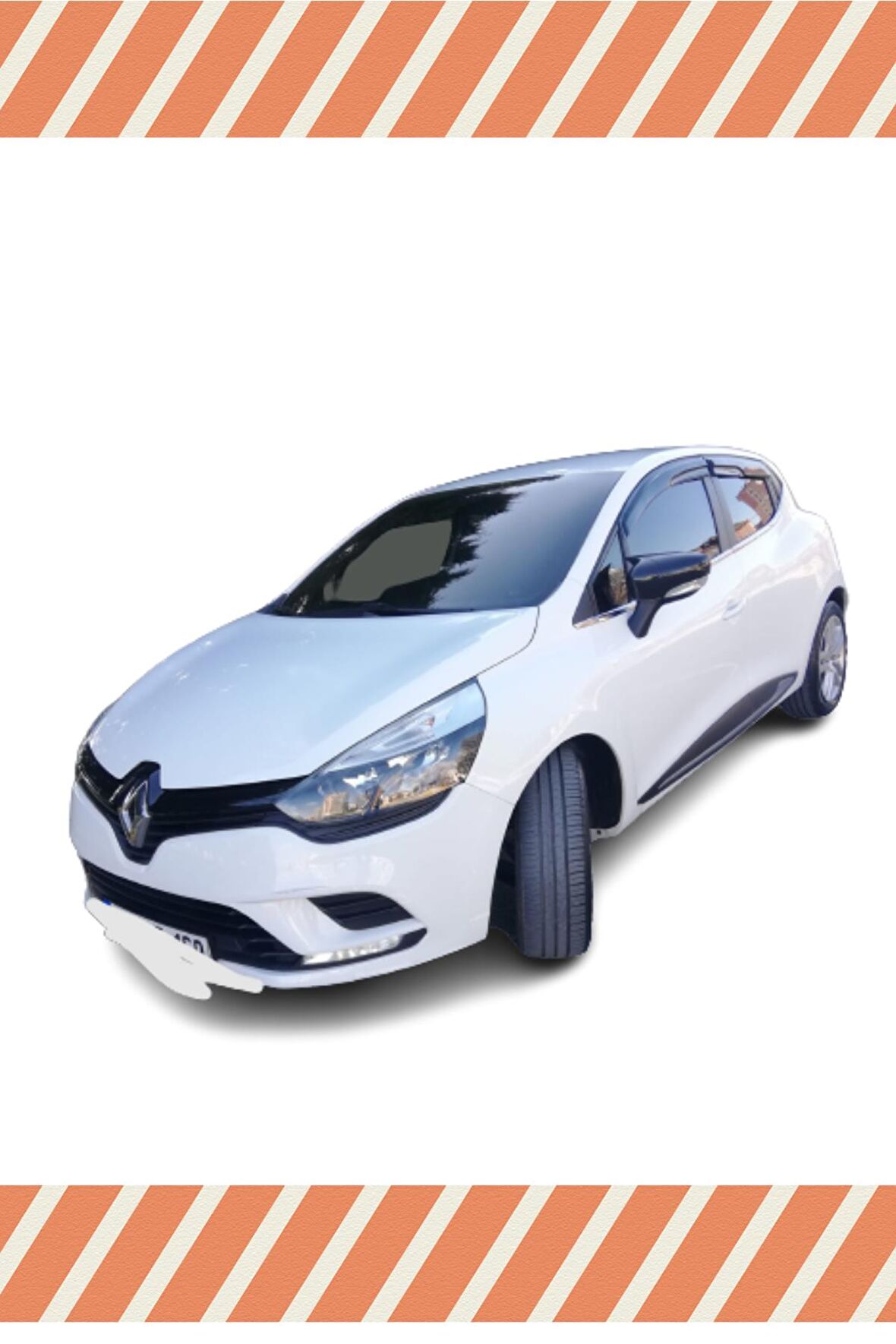 Renault clio 4 hb 2012-2018 modellerine özel 4’lü mügen tip cam rüzgarlığı