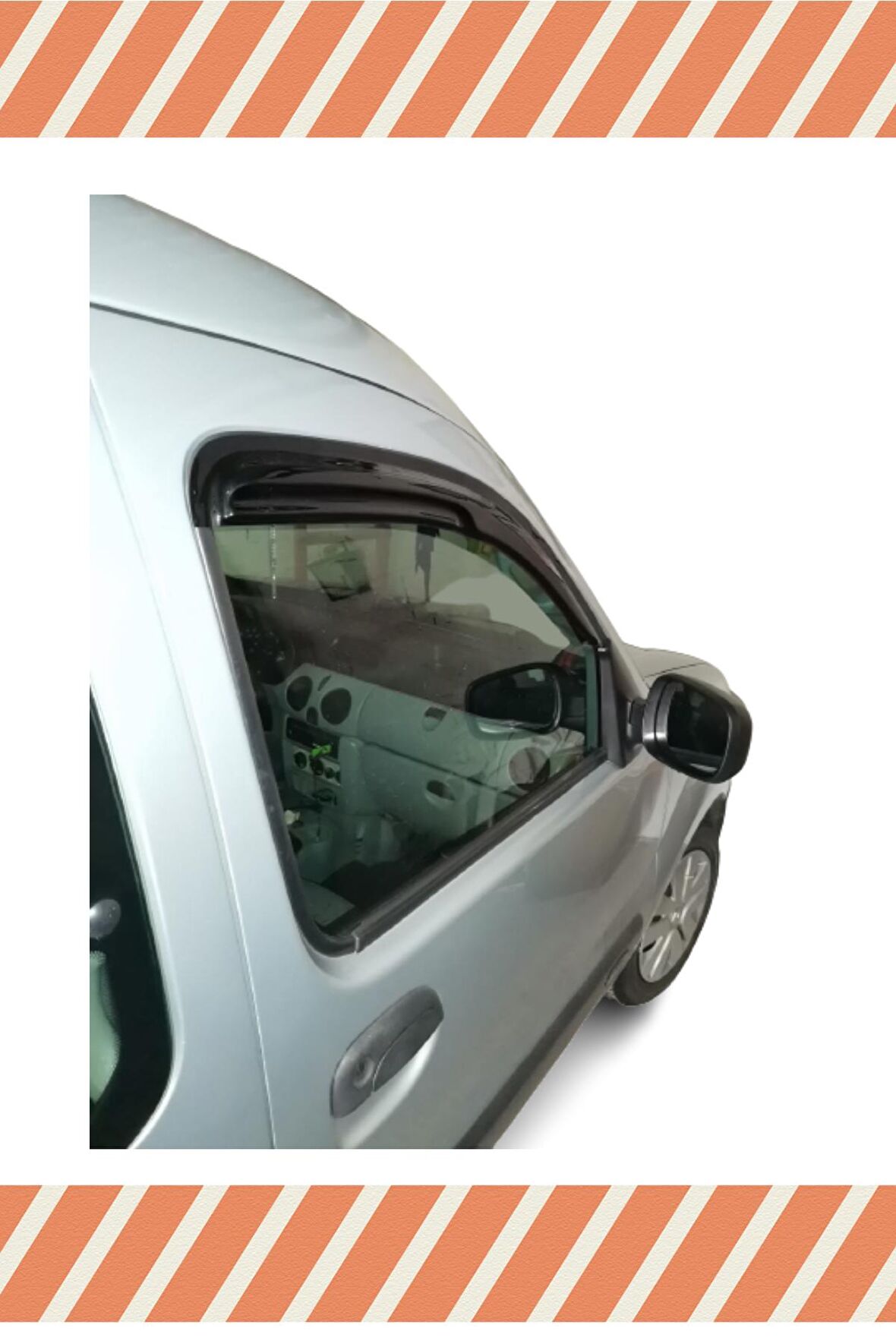 Renault kango 1  1996-2008 modellerine özel 2’li mügen tip cam rüzgarlığı
