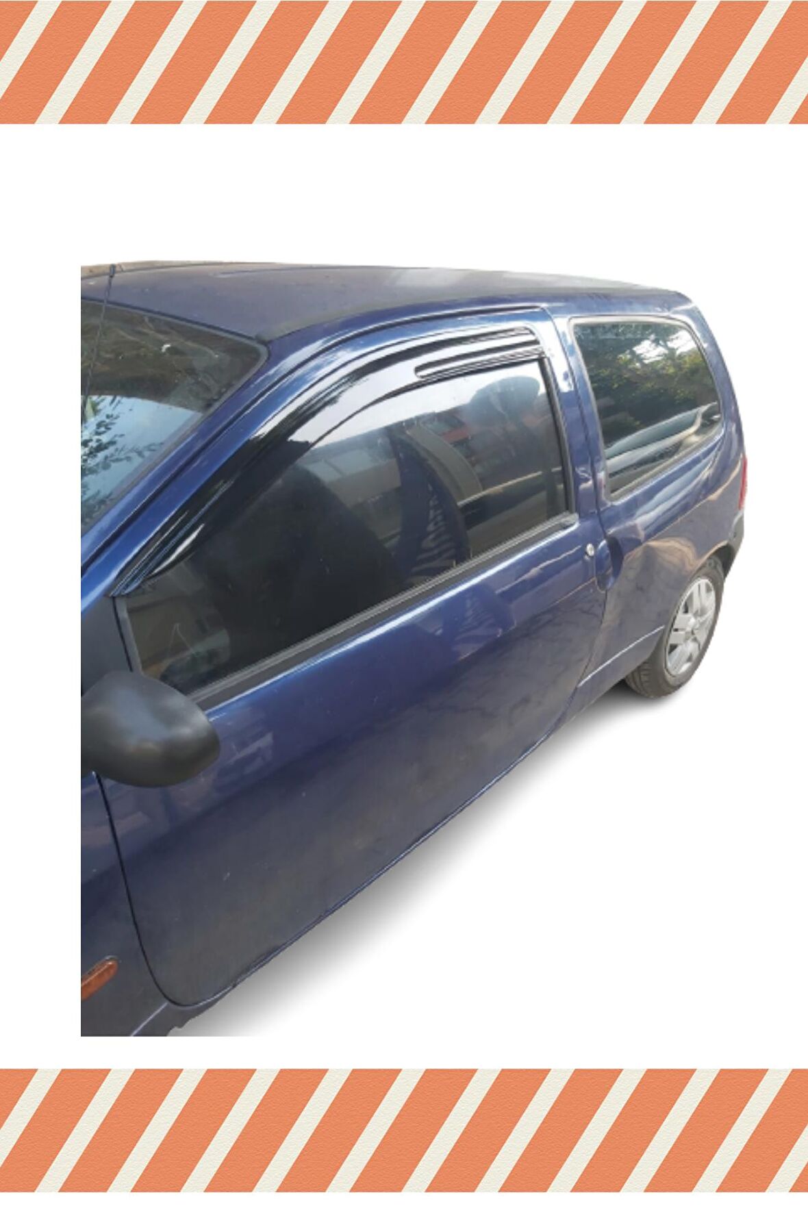 Renault twingo tüm modellerine özel 2’li mügen tip cam rüzgarlığı