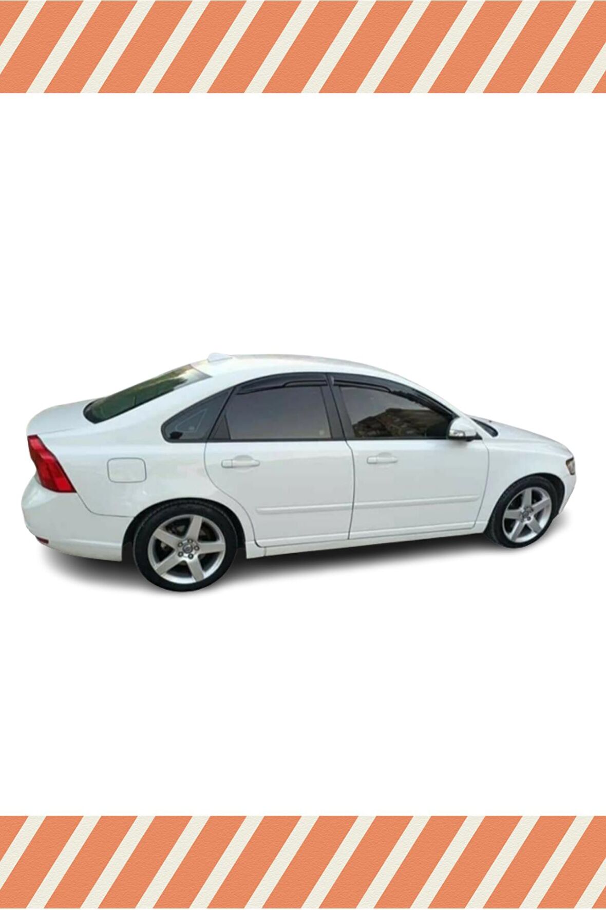 Volvo S40 2004-2012 modellerine özel 4’lü mügen tip cam rüzgarlığı