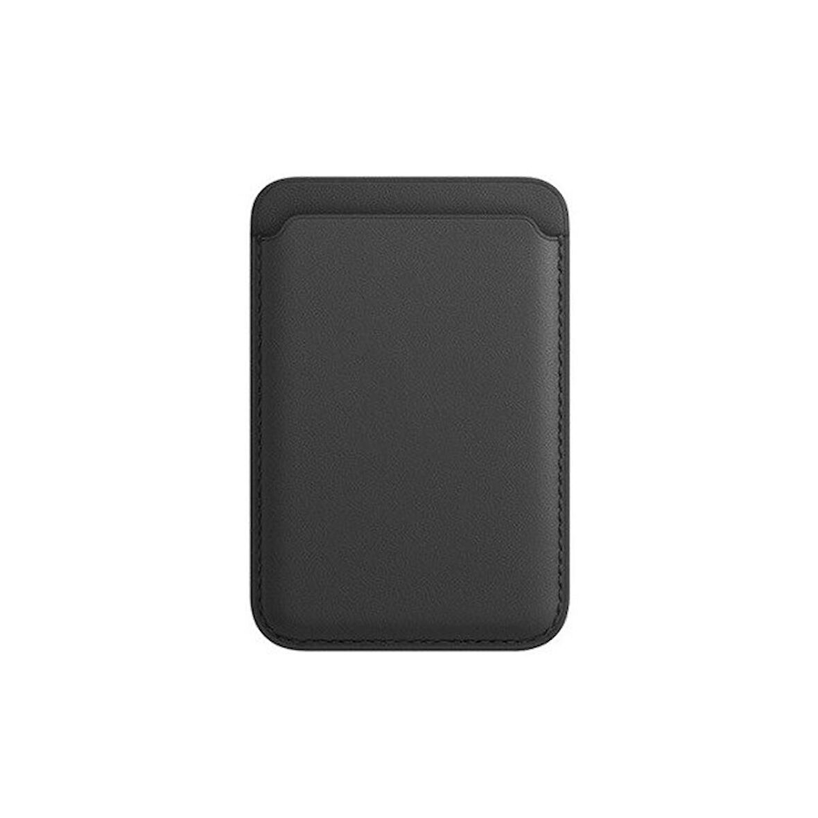 Smcase iPhone 12 Pro Max Kılıf Mıknatıslı Suni Deri Kartlıklı Cüzdan 