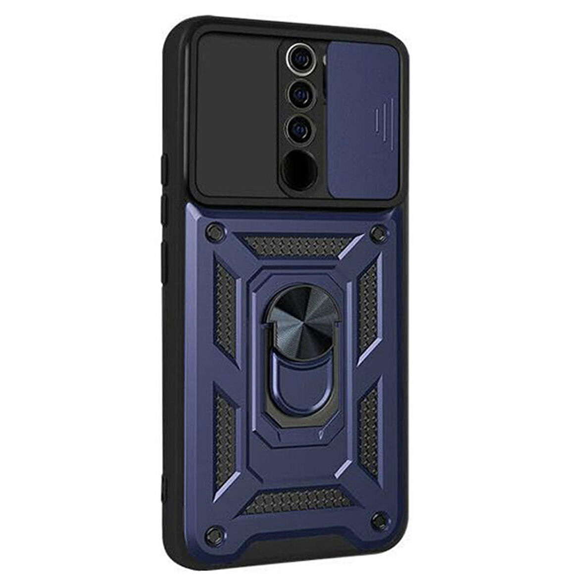 Gpack Xiaomi Redmi 9 Kılıf Tank Aramid Sürgülü Vega Yüzüklü