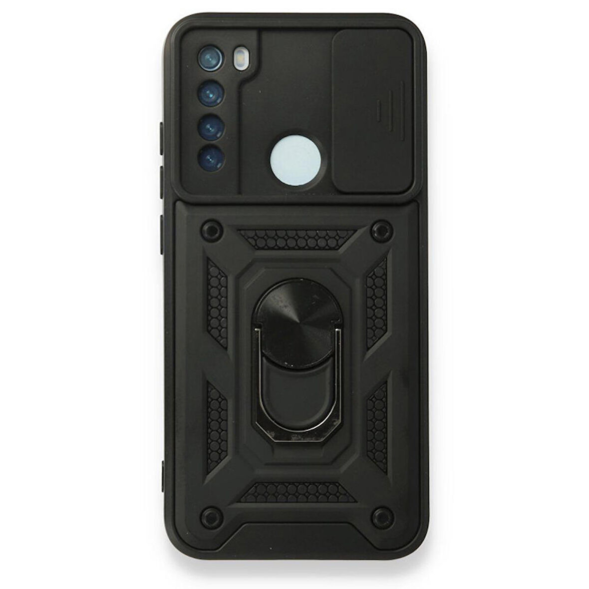 Gpack Xiaomi Redmi Note 8 Kılıf Tank Aramid Sürgülü Vega Yüzüklü