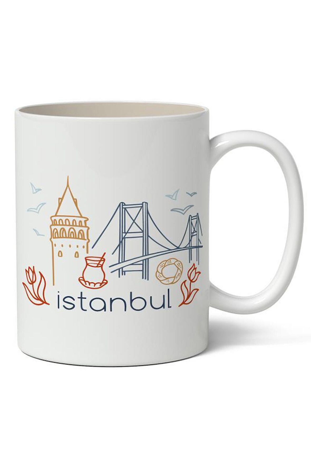 İstanbul Baskılı Kupa Bardak Baskılı Kahve Kupa Bardak-8