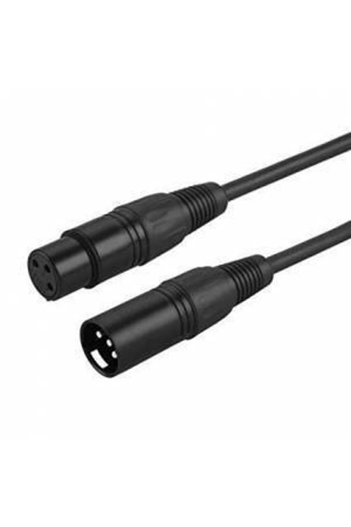 3 Pin XLR Dişi-Erkek Hazır Mikrofon Kablosu Klotz/Neutrik (1 Mt)