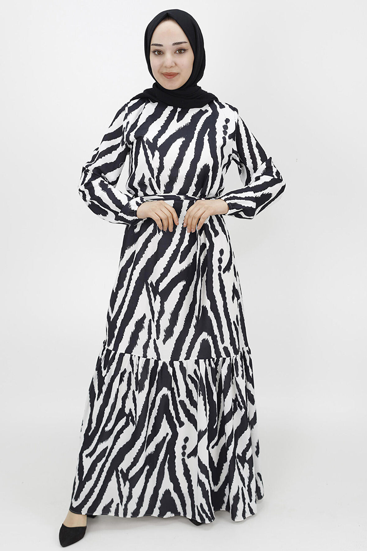 Jessica Kumaş Büzgülü Elbise