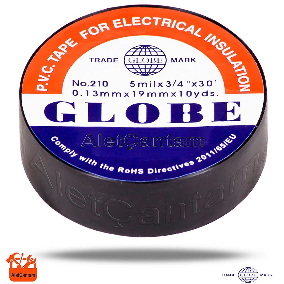 Globe Elektrik Bandı İzole Bant 10 Lu Paket- Sarı