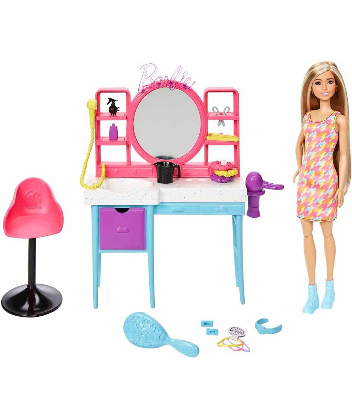 Barbie Muhteşem Kuaför Oyun Seti HKV00