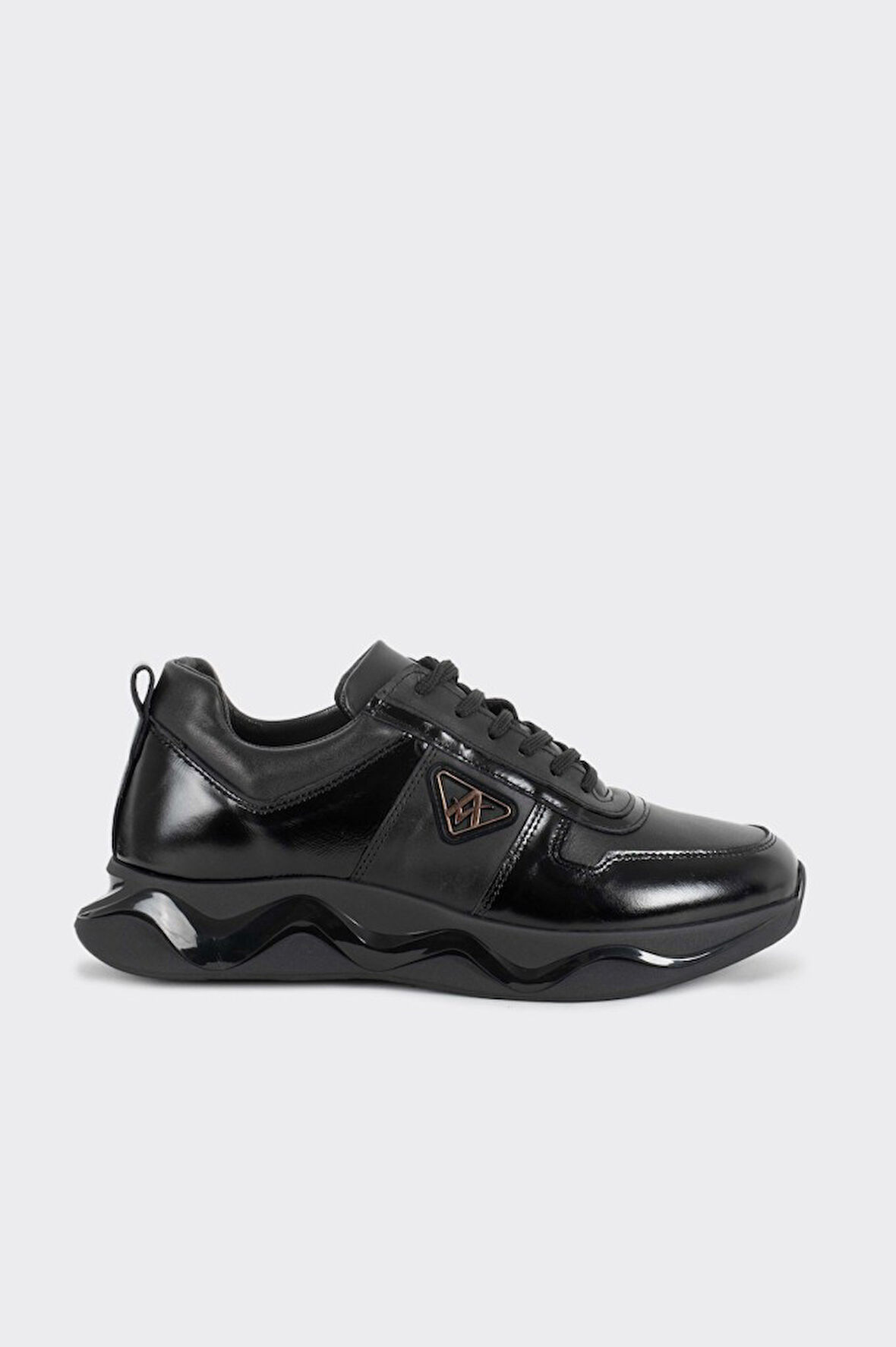 Bağcıklı Hakiki Deri Erkek Sneaker 