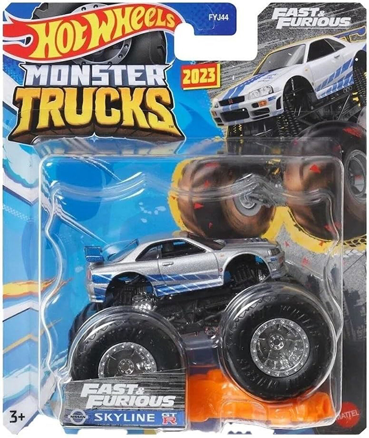 Hot Wheels Monster Trucks Arabalar 1:64 Fast & Furious Skyline GT R FYJ44-HNM76