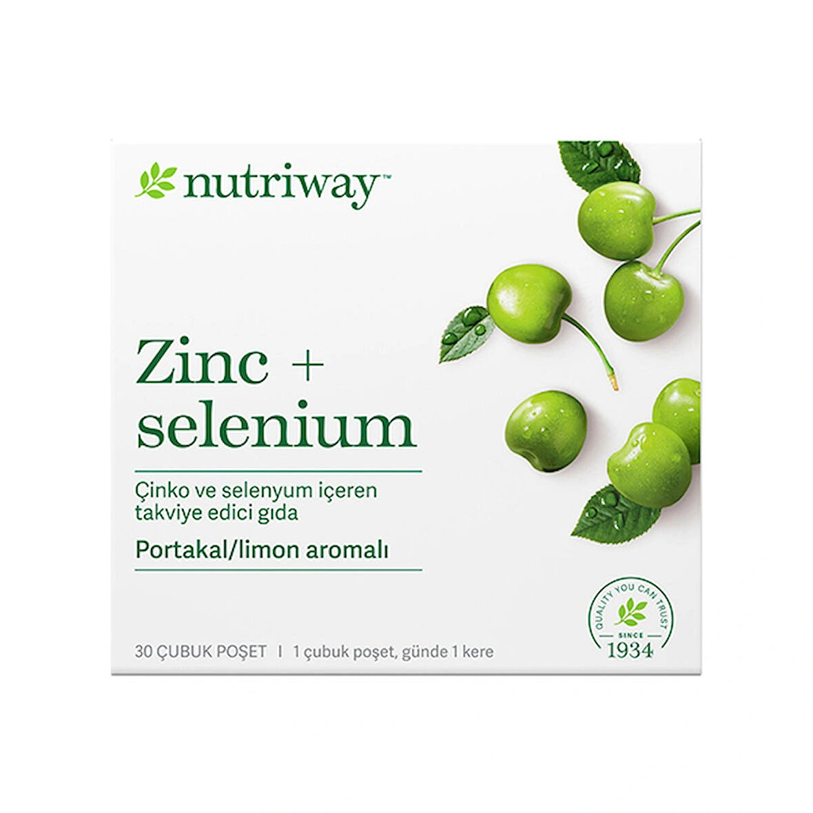 Zinc + selenium Nutriway™ Çinko ve selenyum içeren takviye edici gıda