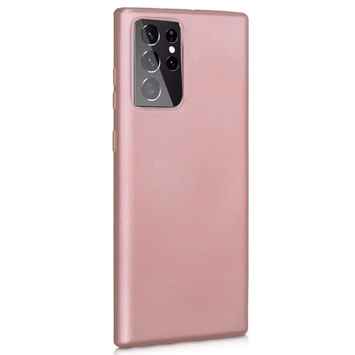 Smcase Samsung Galaxy S21 Ultra 5G Kılıf Lüks Premier Silikon 