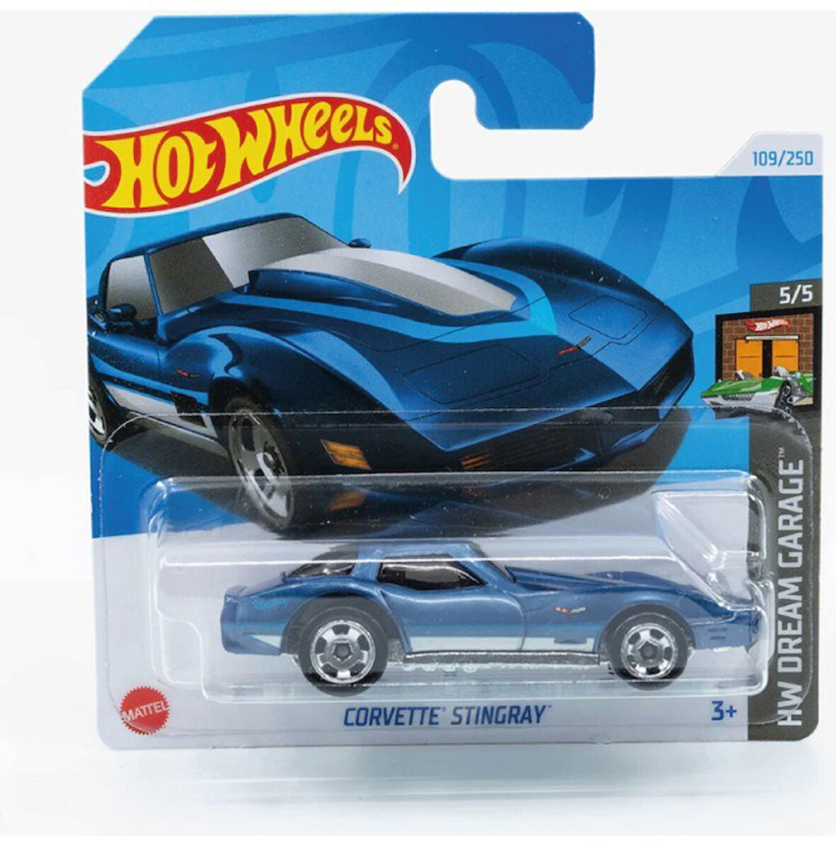 Hot Wheels  Arabalar HTD53 Hw Dream Garage / Corvette Stingray (Lacivert)
