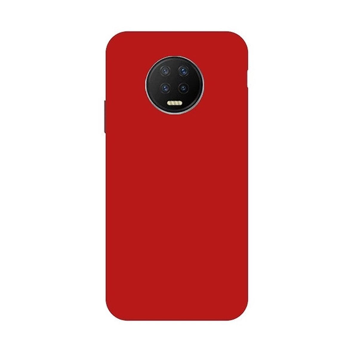 Smcase İnfinix Note 7 Kılıf Lüks Mat Silikon  Nano Ekran Koruyucu