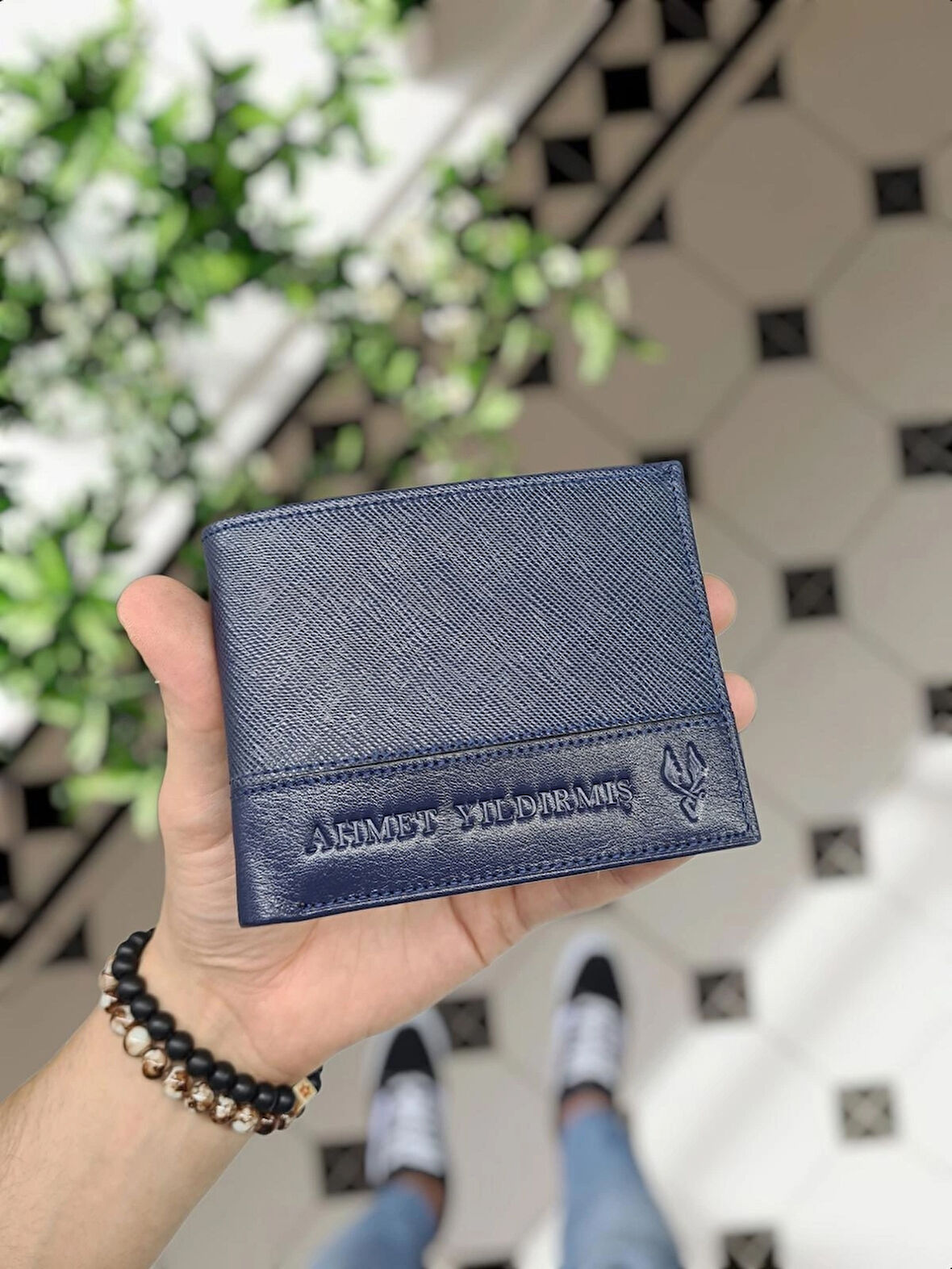 VİSSO 1272 LACİVERET RENK HAKİKİ DERİ ÇANTA İSME ÖZEL  HEDİYELİK CÜZDAN  LACİVERET RENK