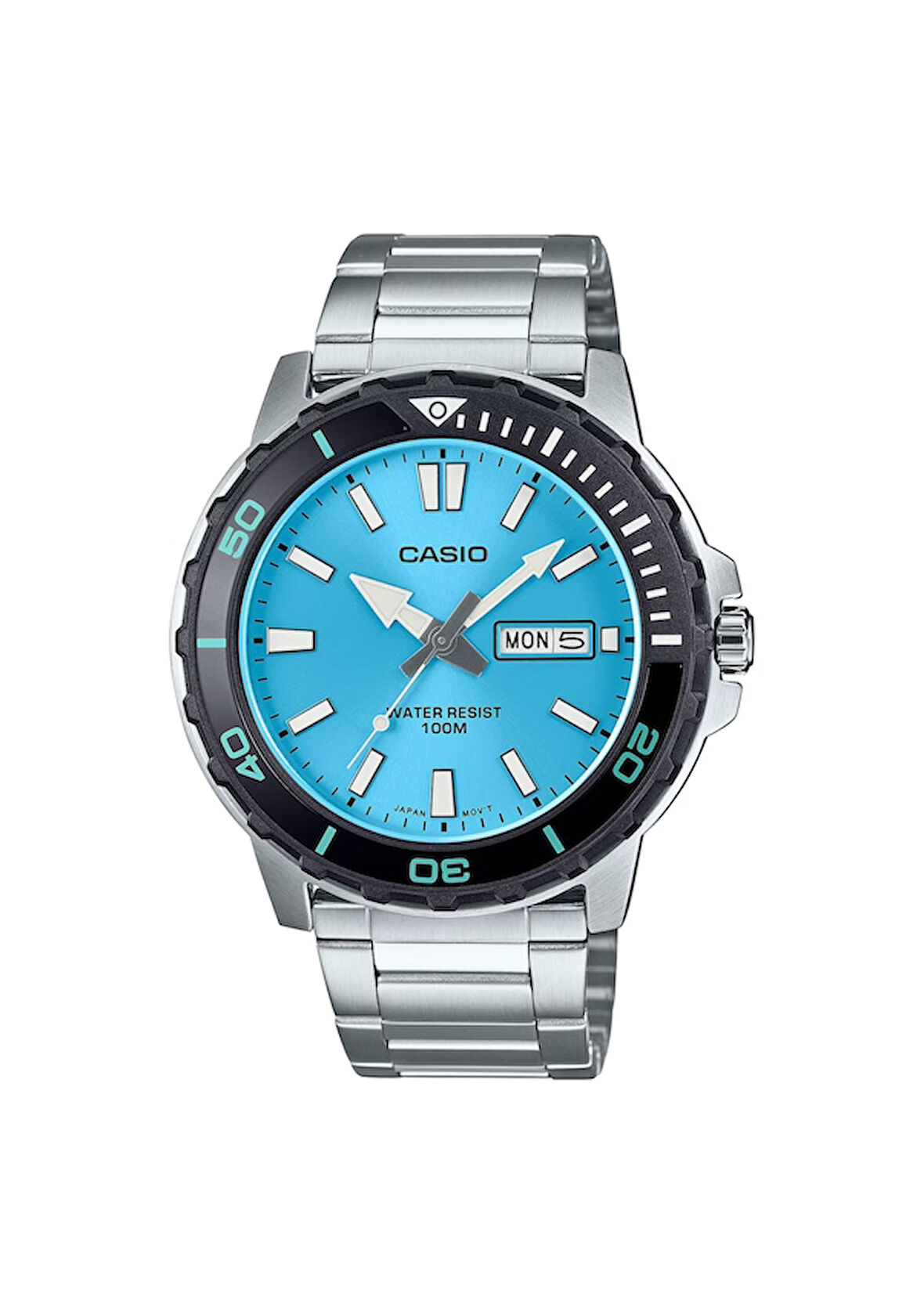 Casio Mtd-125d-2a3vdf Erkek Kol Saati Metalik Gri