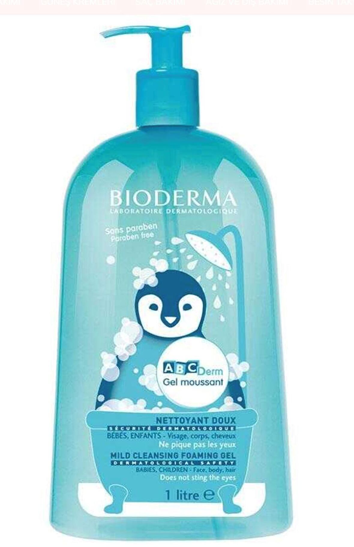 Bioderma Abcderm Foaming Cleanser 1 Lt