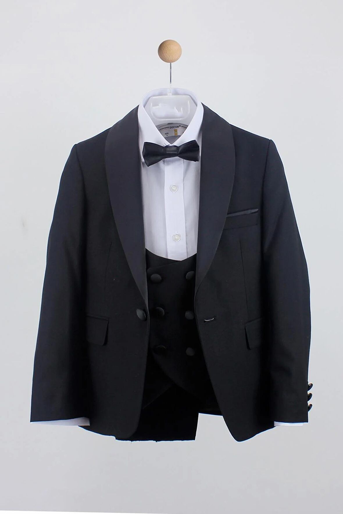 Erkek Çocuk Yelekli Somokin Takım Elbise