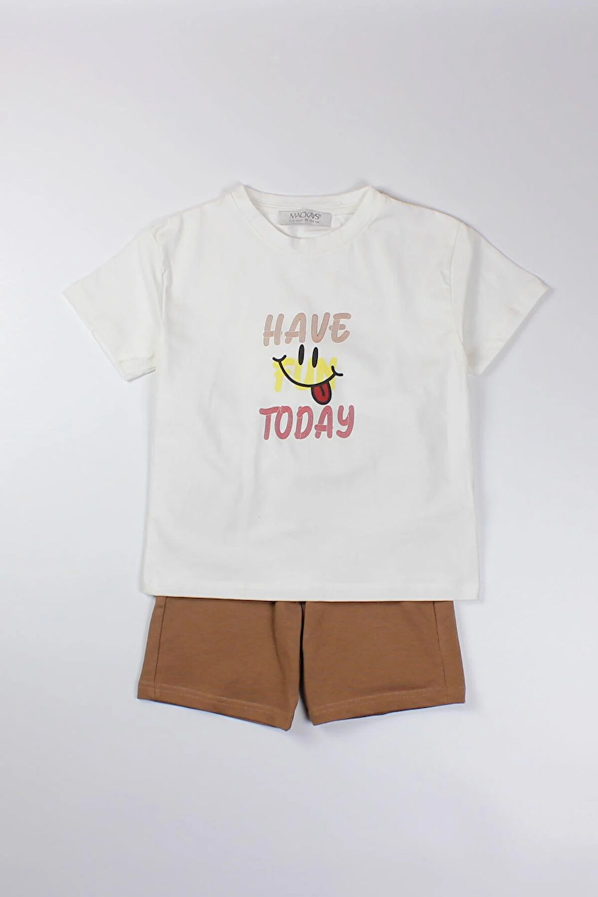 Mackays Erkek Bebek Penye Şort Takım