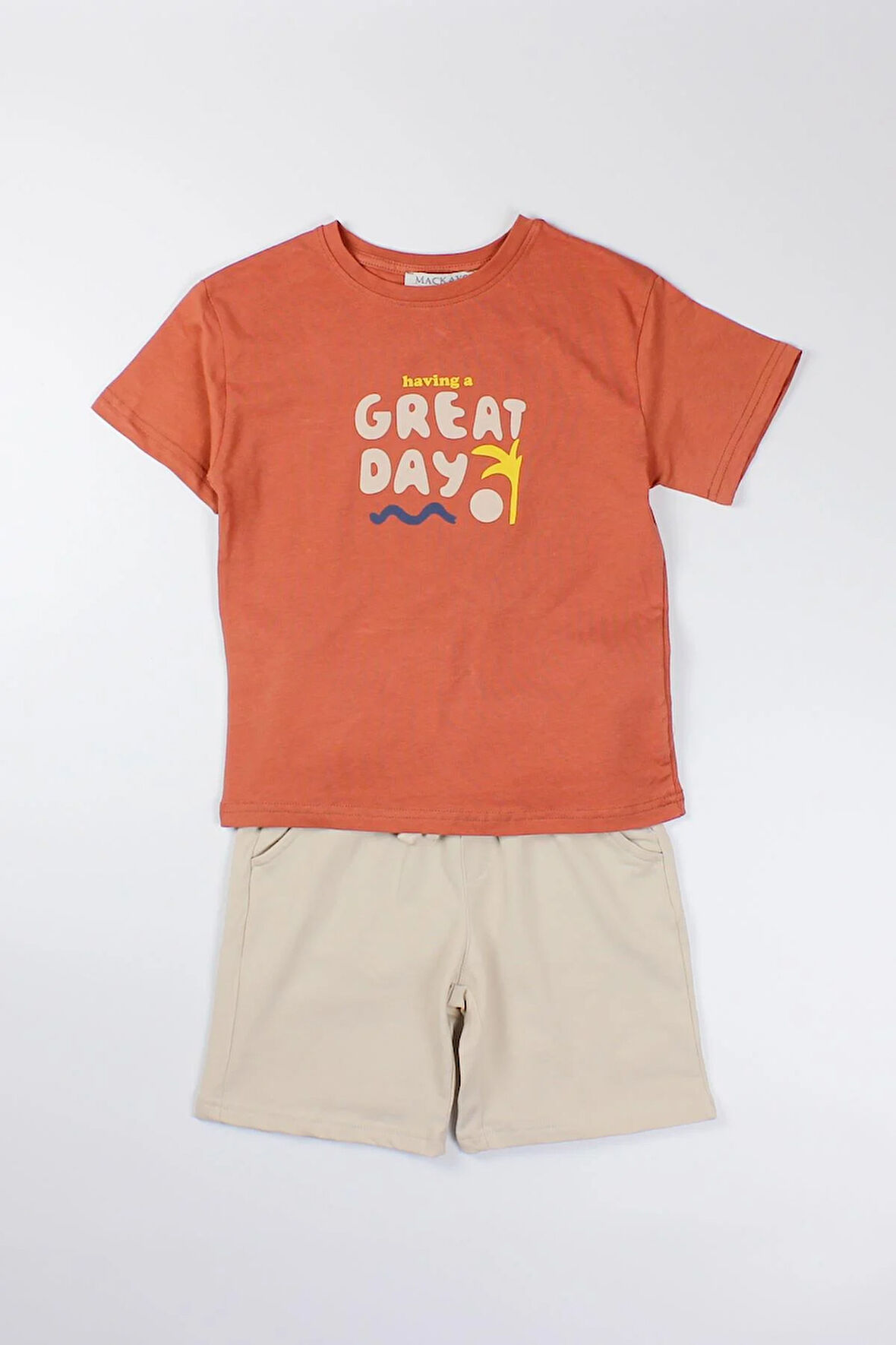 Mackays Erkek Çocuk Penye Şort Takım