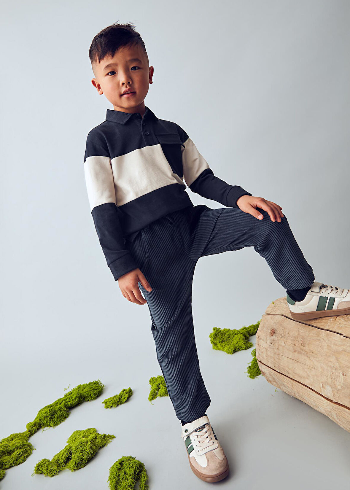 Mayoral Erkek Çocuk Lastik Belli Kadife Pantolon