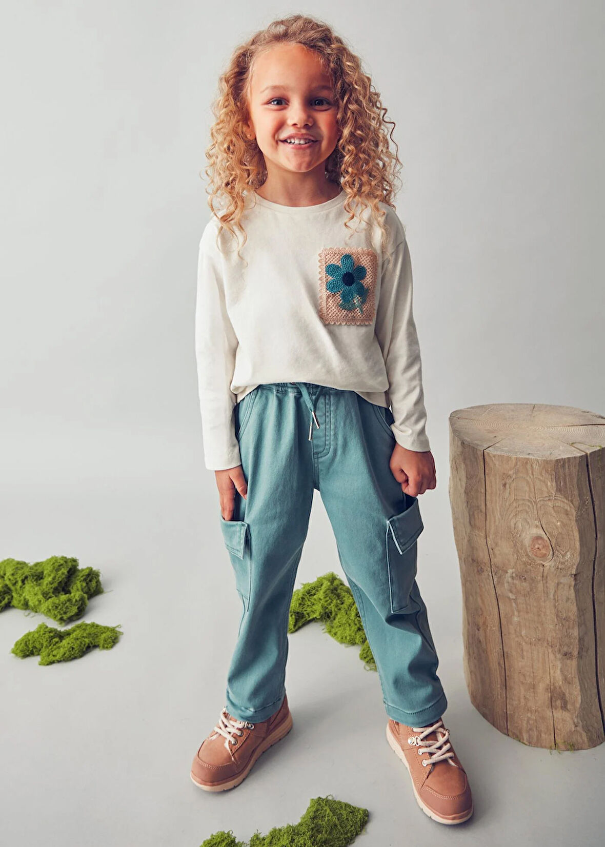 Mayoral Kız Çocuk Kargo Cepli Jogger Pantolon