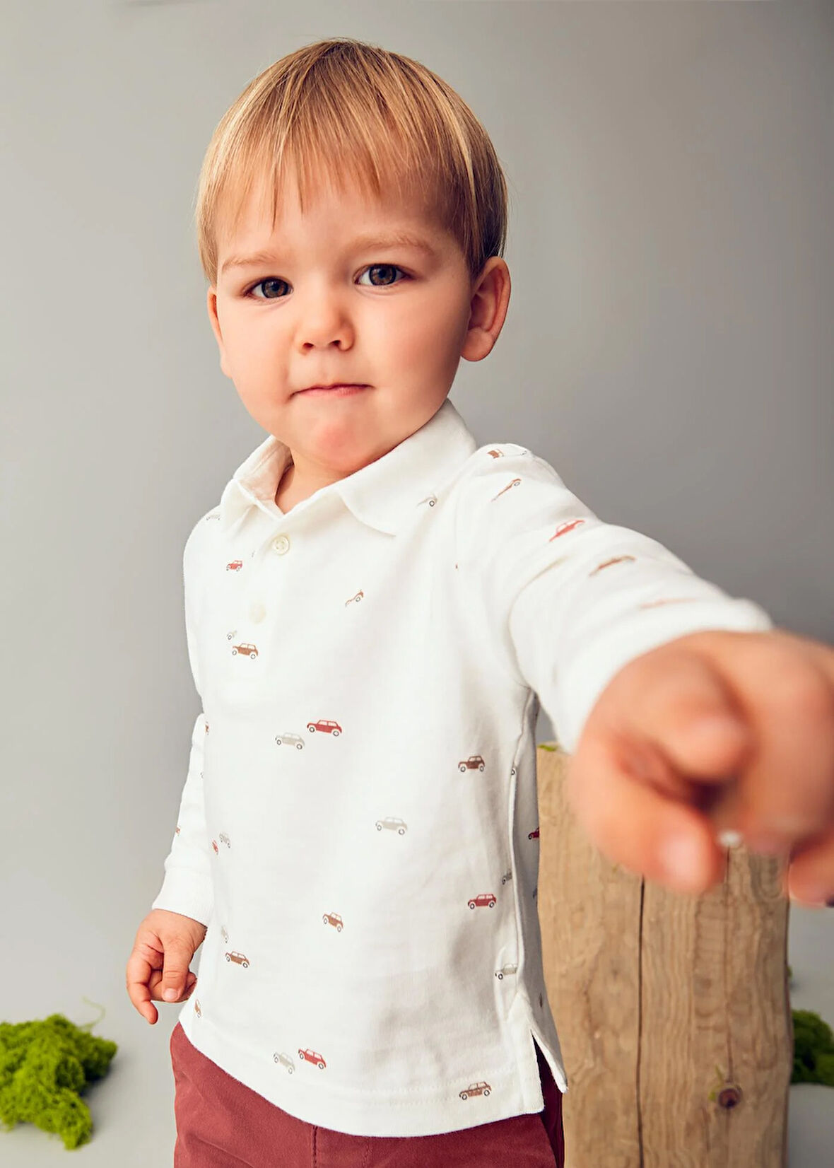 Mayoral Erkek Bebek Yakalı Sweatshirt