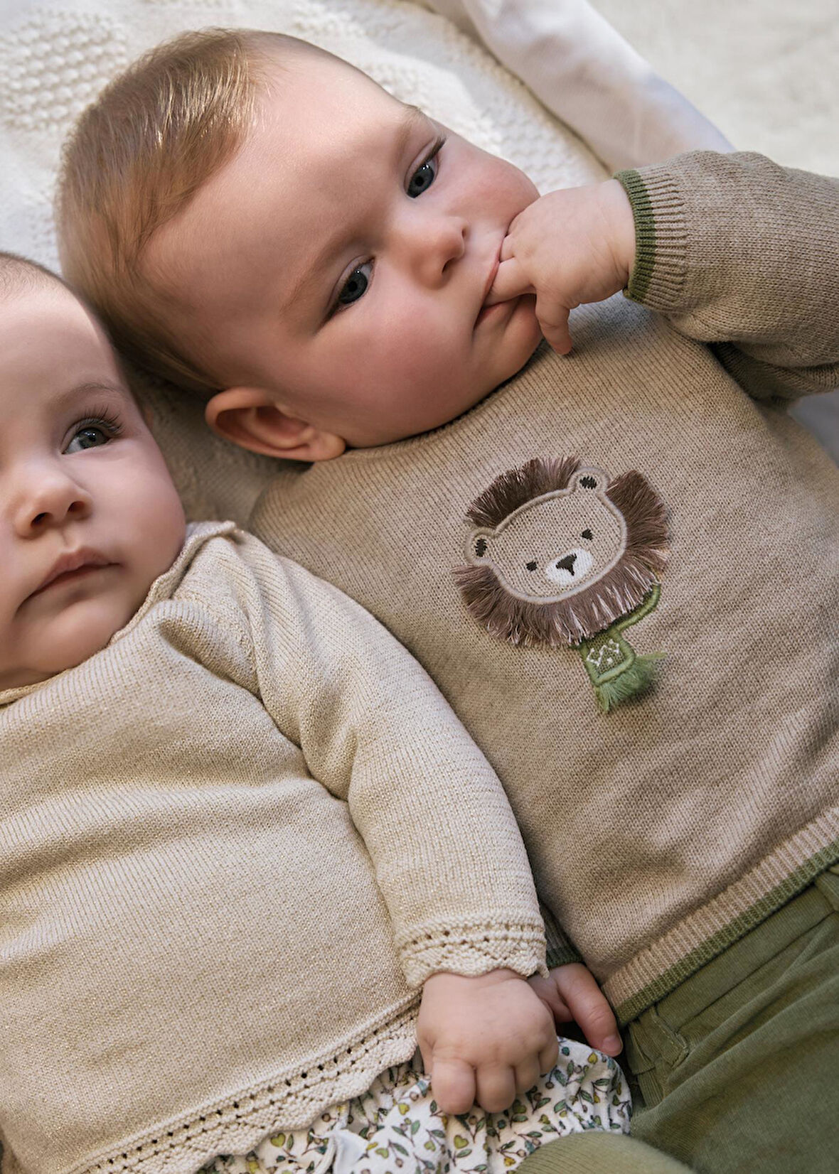 Mayoral Newborn Erkek Bebek Kazak Şort ve Çorap Takım