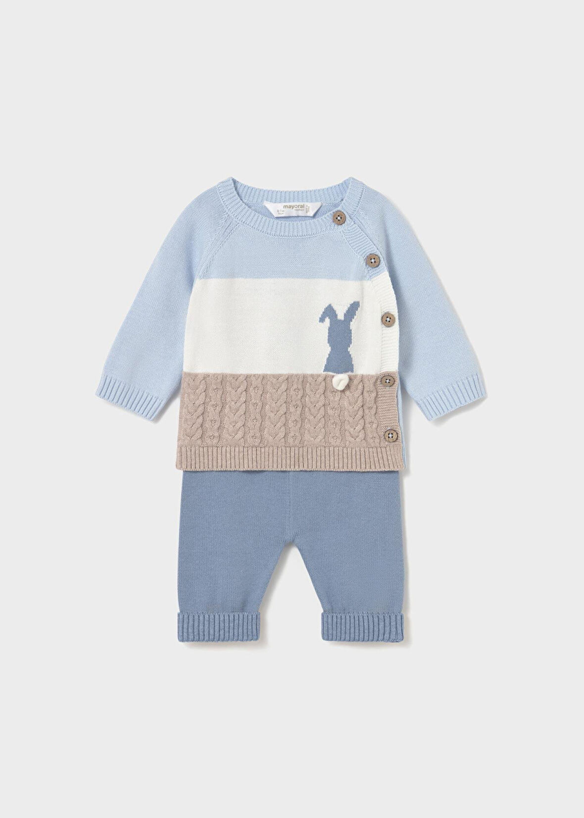 Mayoral Newborn Erkek Bebek Triko Takım