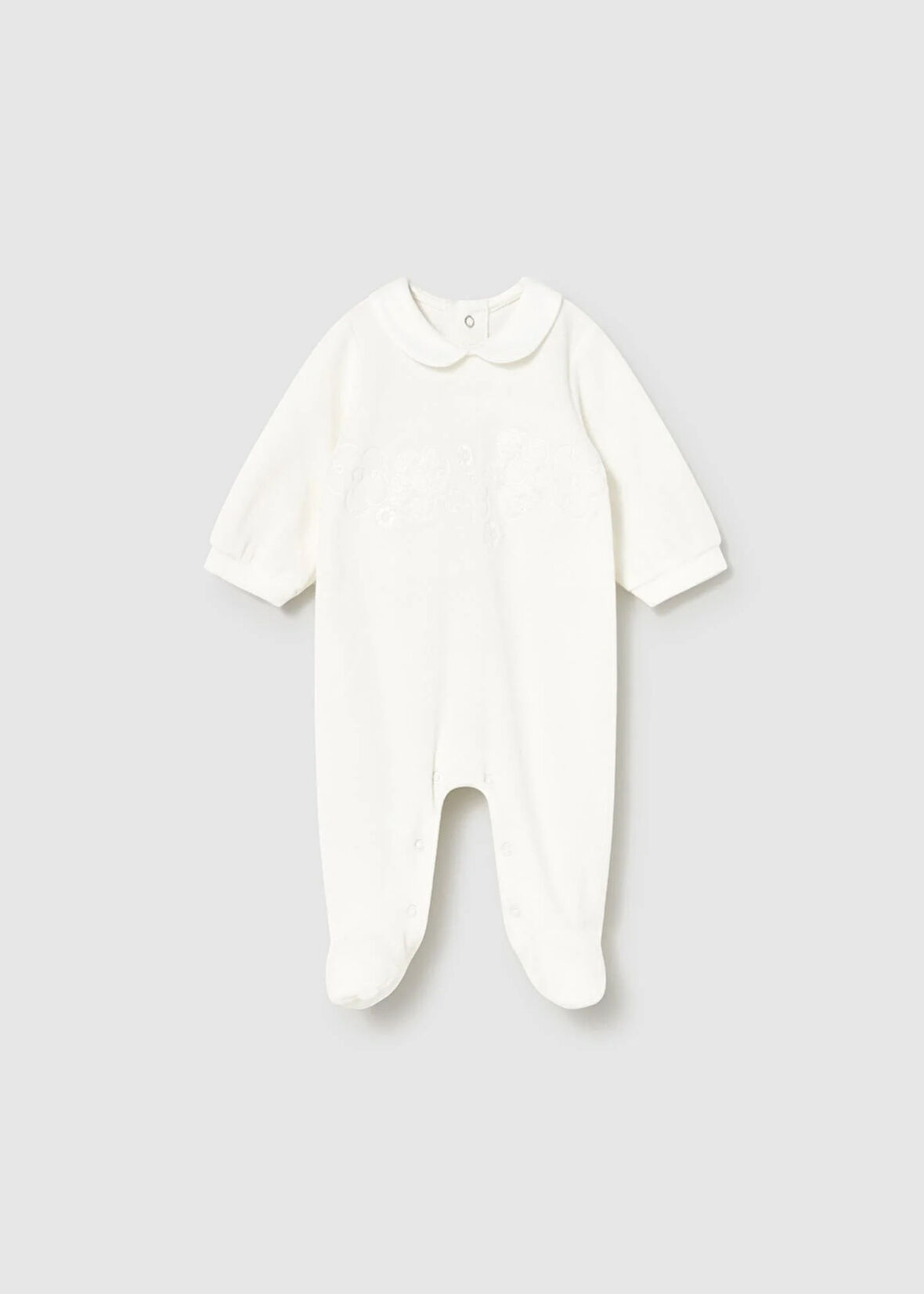 Mayoral Newborn Kız Bebek Kadife Tulum