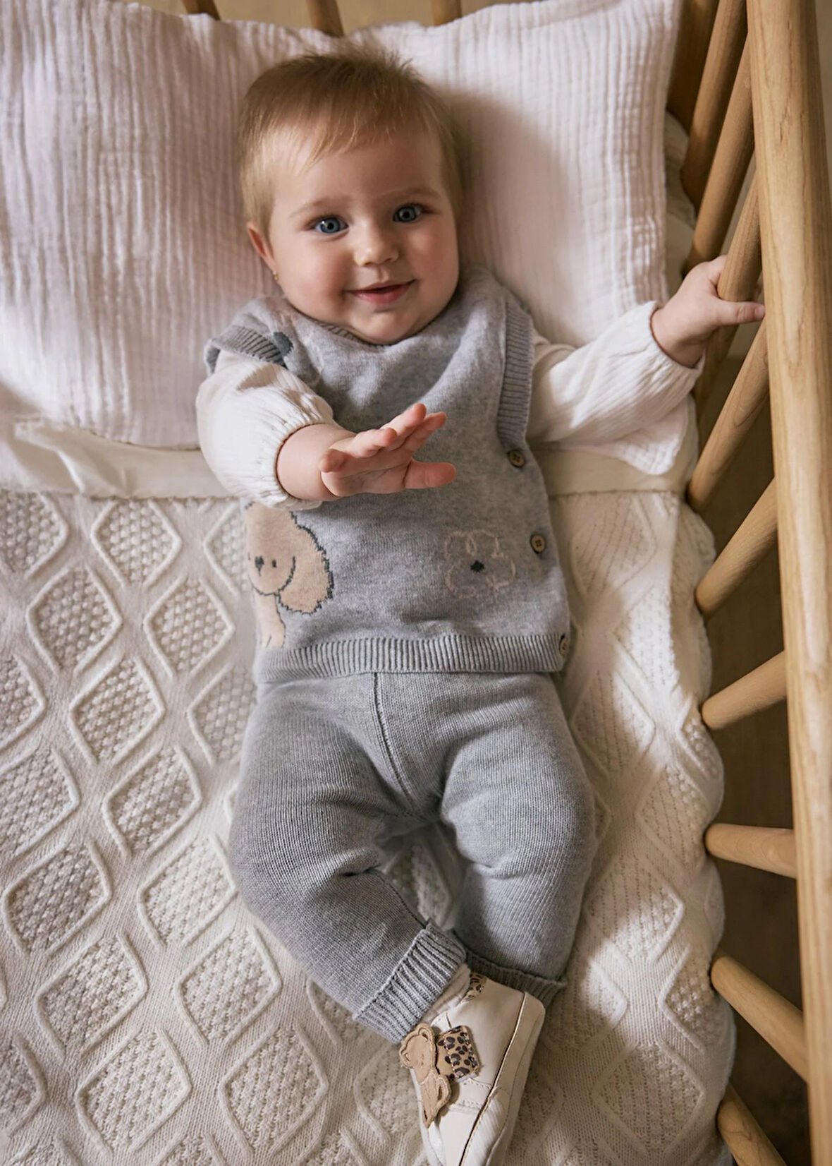 Mayoral Newborn Kız Bebek Triko Takım