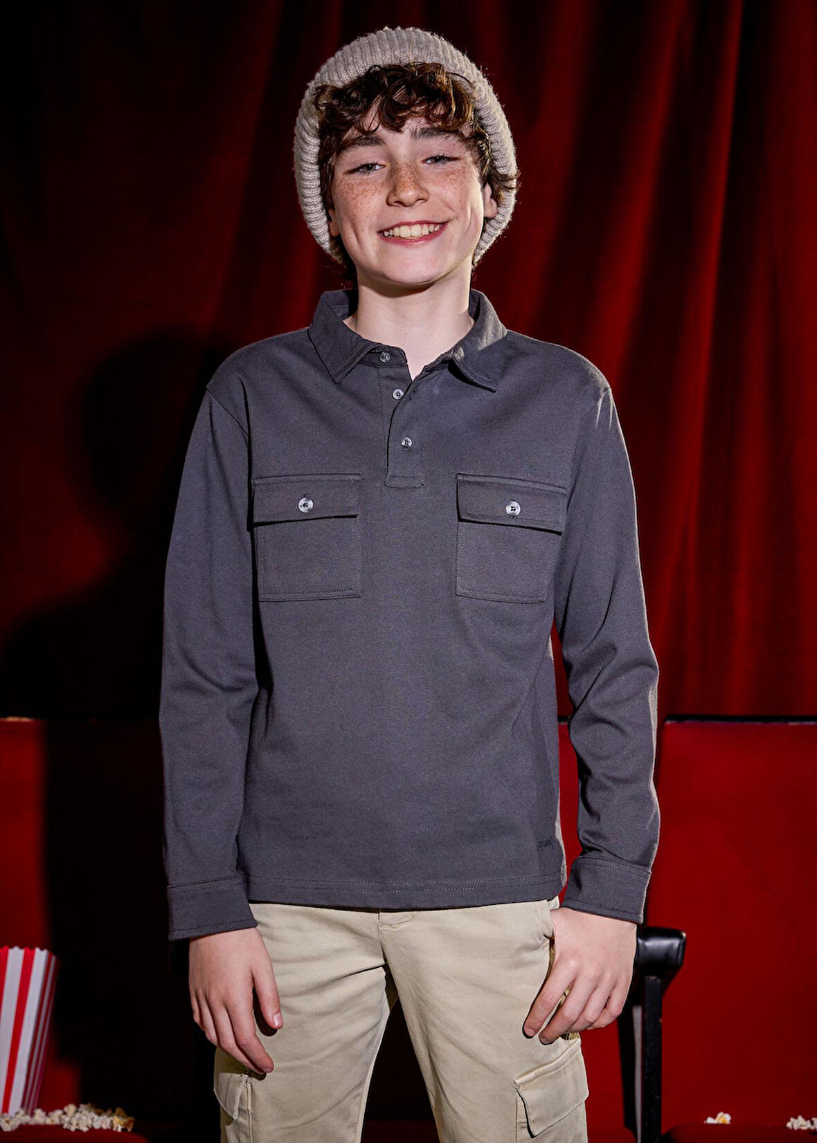 Mayoral Erkek Çocuk Yakalı Sweatshirt