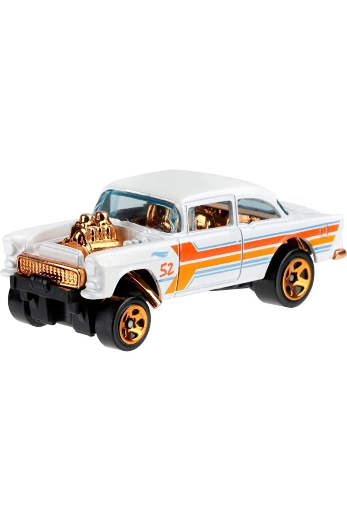 Hotwheels Parlak ve Krom Seri - 55 Chevy Bel Air Gasser - Gjw48-gjw51