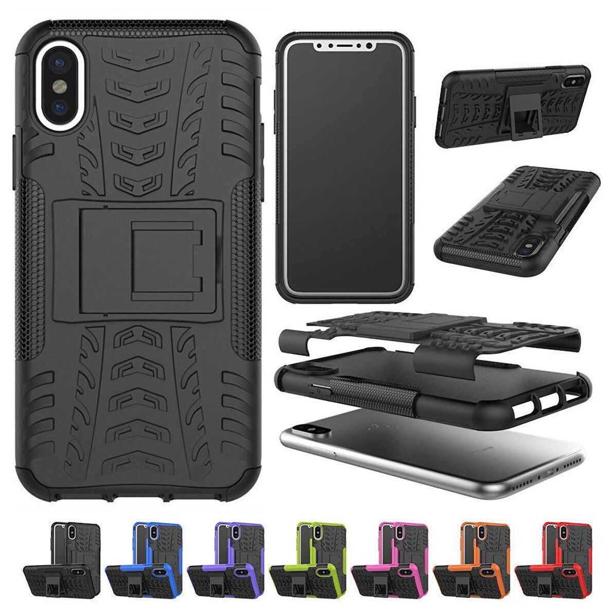 Gpack Xiaomi Poco M4 Pro 5G Kılıf AntiShock Köşeli Şeffaf Sert Silikon