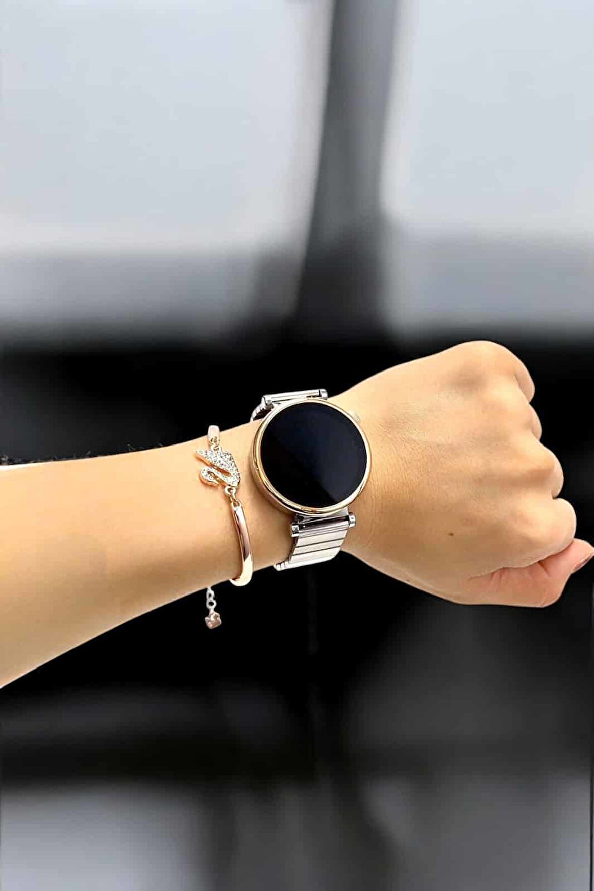 Akıllı Saat Kadınlara Özel Arama Cevaplayan Bluetooth Bağlantılı