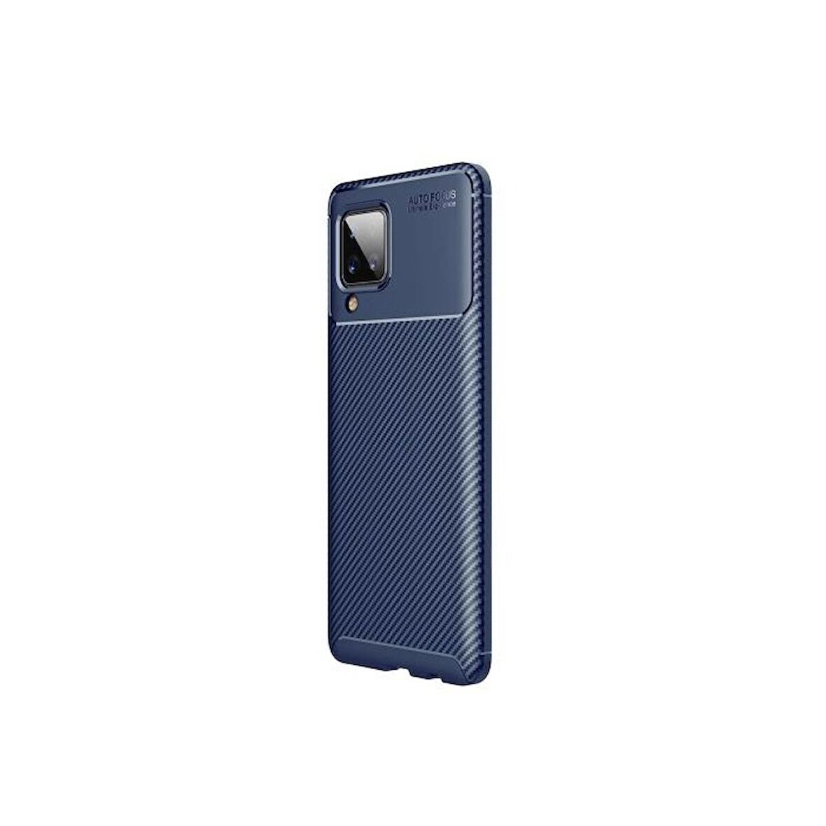 Smcase Samsung Galaxy M12 Kılıf Karbon Dokulu Silikon 