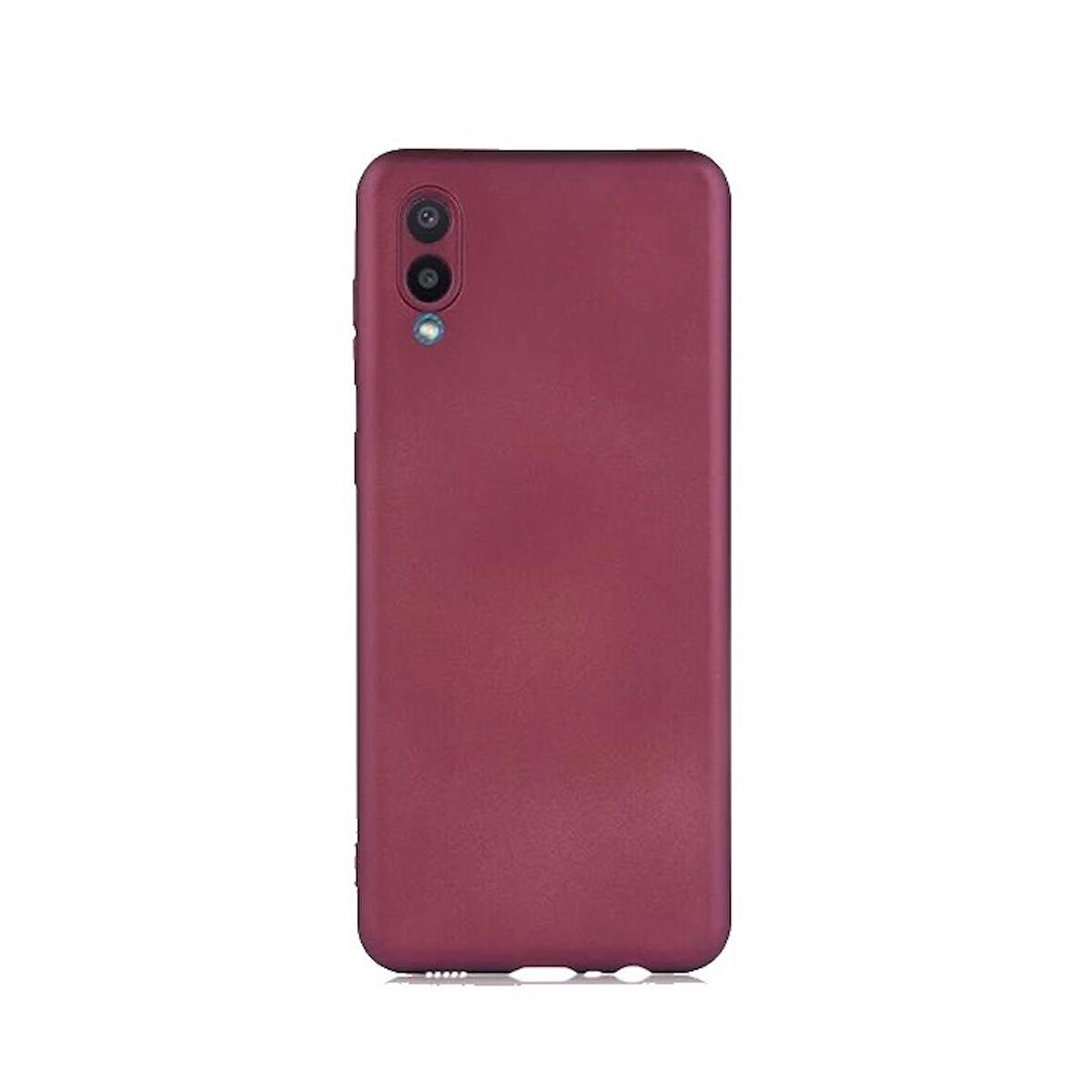 Smcase Samsung Galaxy A02 Kılıf Lüks Mat Kamera Korumalı Silikon 