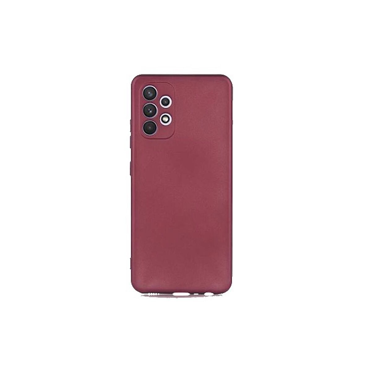 Smcase Samsung Galaxy A32 4G Kılıf Kamera Korumalı Lüks Mat Silikon