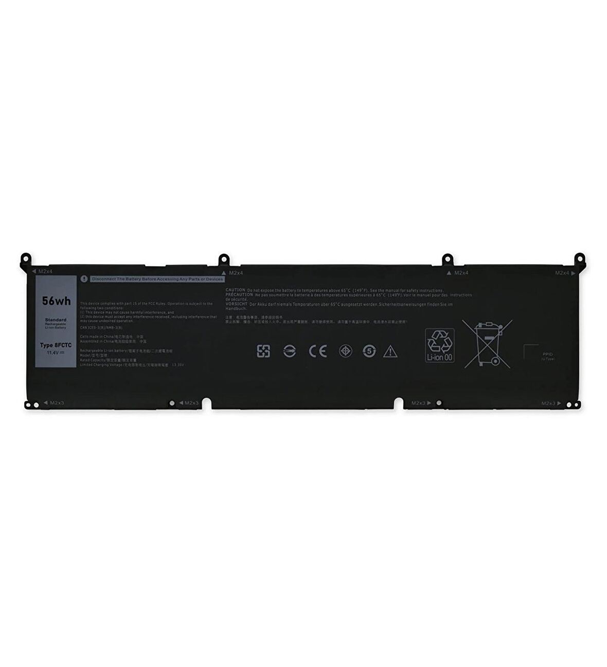 Dell G15 5515 Notebook Batarya Laptop Pil 3 Cell