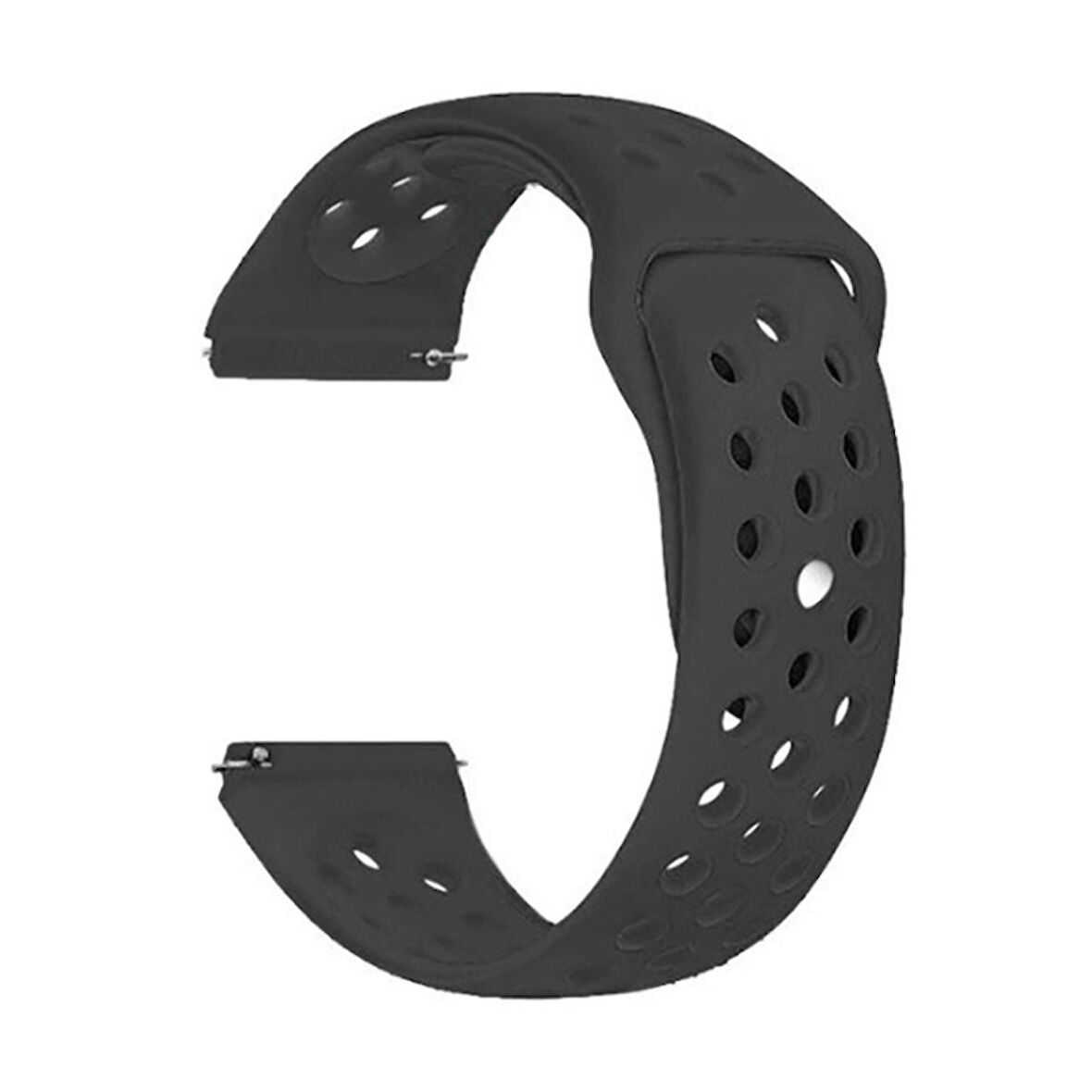 Gpack Spovan Watch 4 Pro Kordon Delikli Çift Renk Silikon