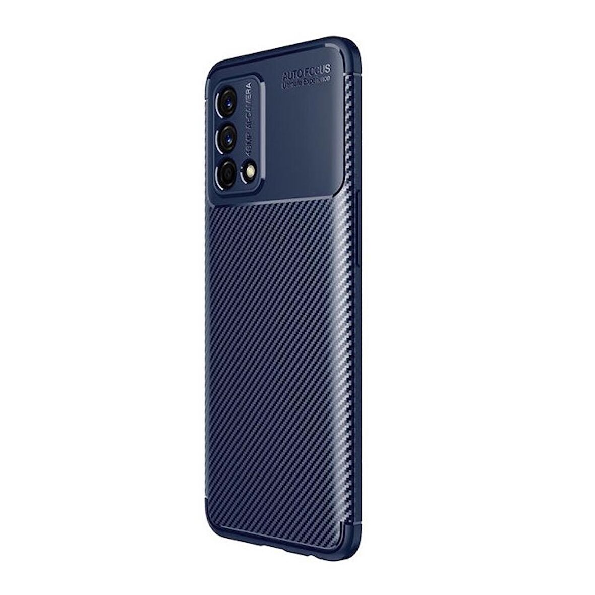 Smcase Oppo A74 Kılıf Negro Karbon Silikon  Nano Ekran Koruyucu