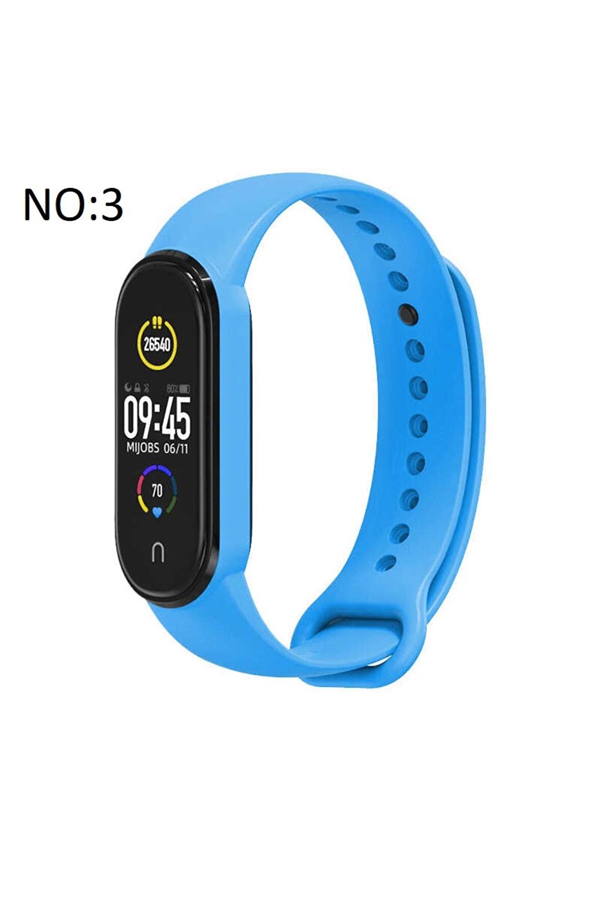 Xiaomi Mi Band 5-6 için Klasik Kordon Mavi