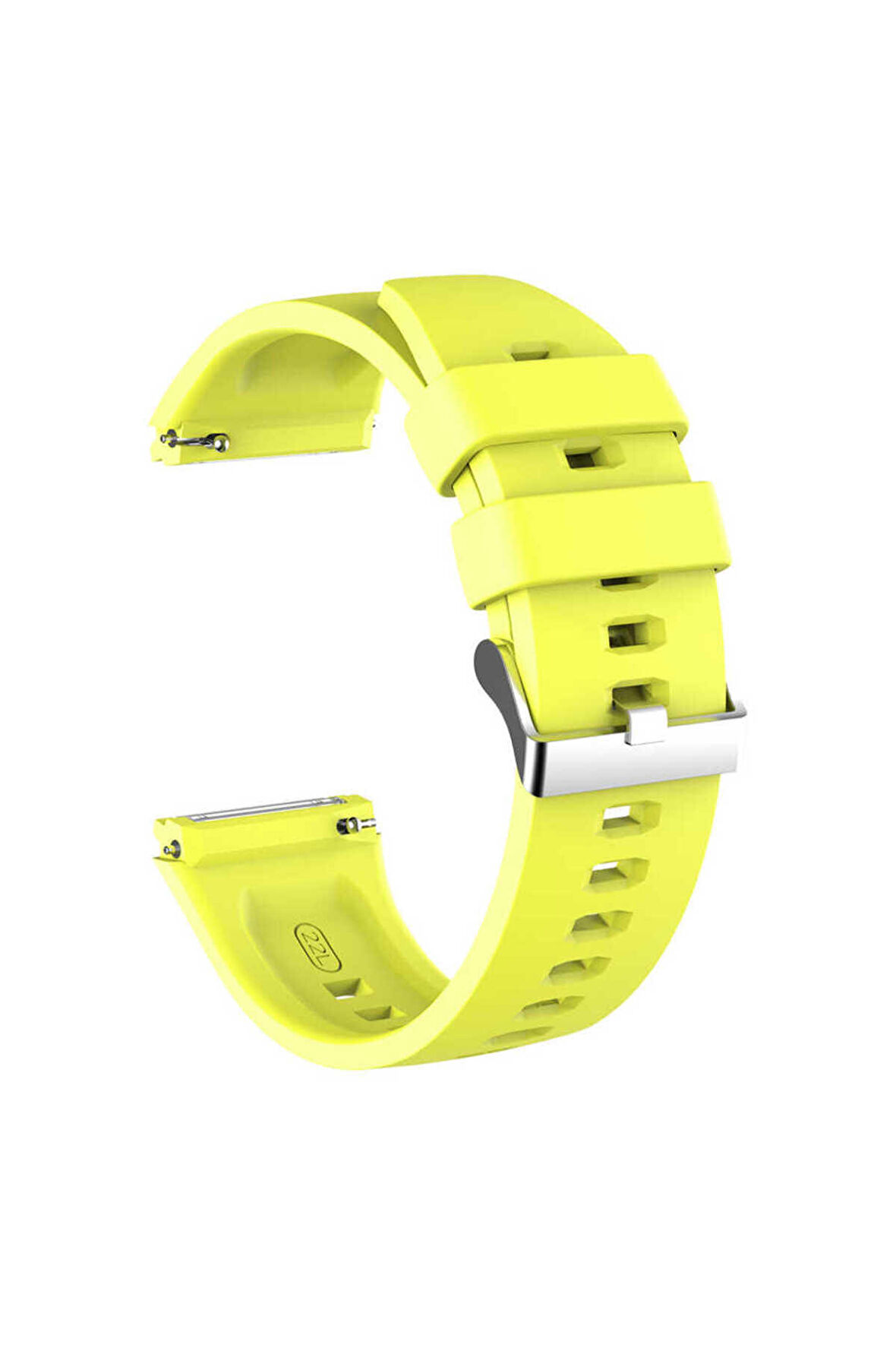 Huawei Watch GT 2e 22mm için Silikon Kordon-26 Sarı