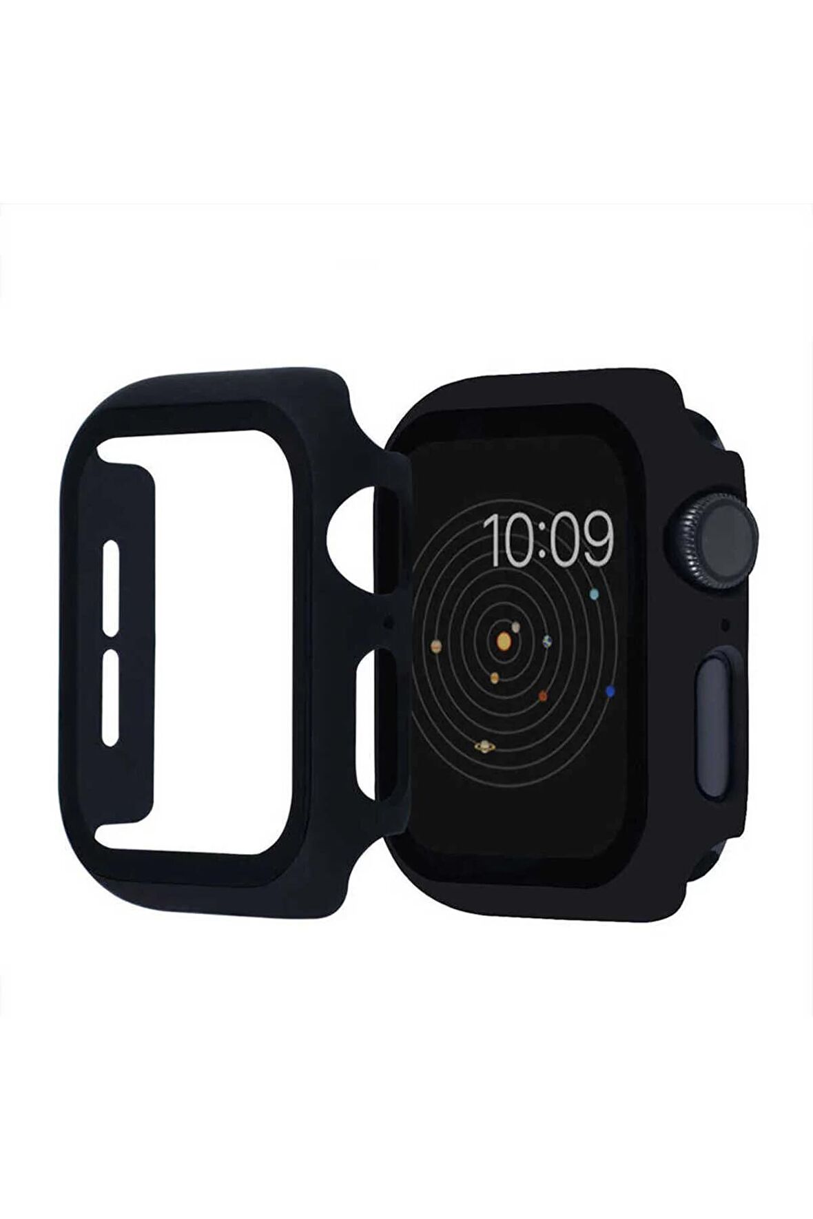 Apple Watch 40mm için Akıllı Saat Kasa ve Ekran Koruyucu Gard-01 Siyah
