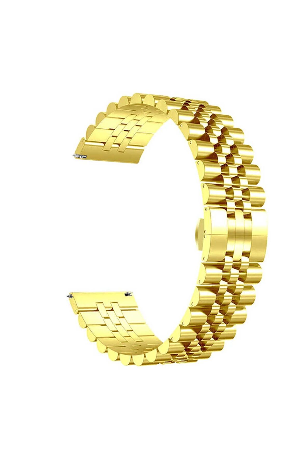 Honor Magic Watch 2 (46mm) 22mm için Zincir görünümlü Metal Kordon-36 Gold