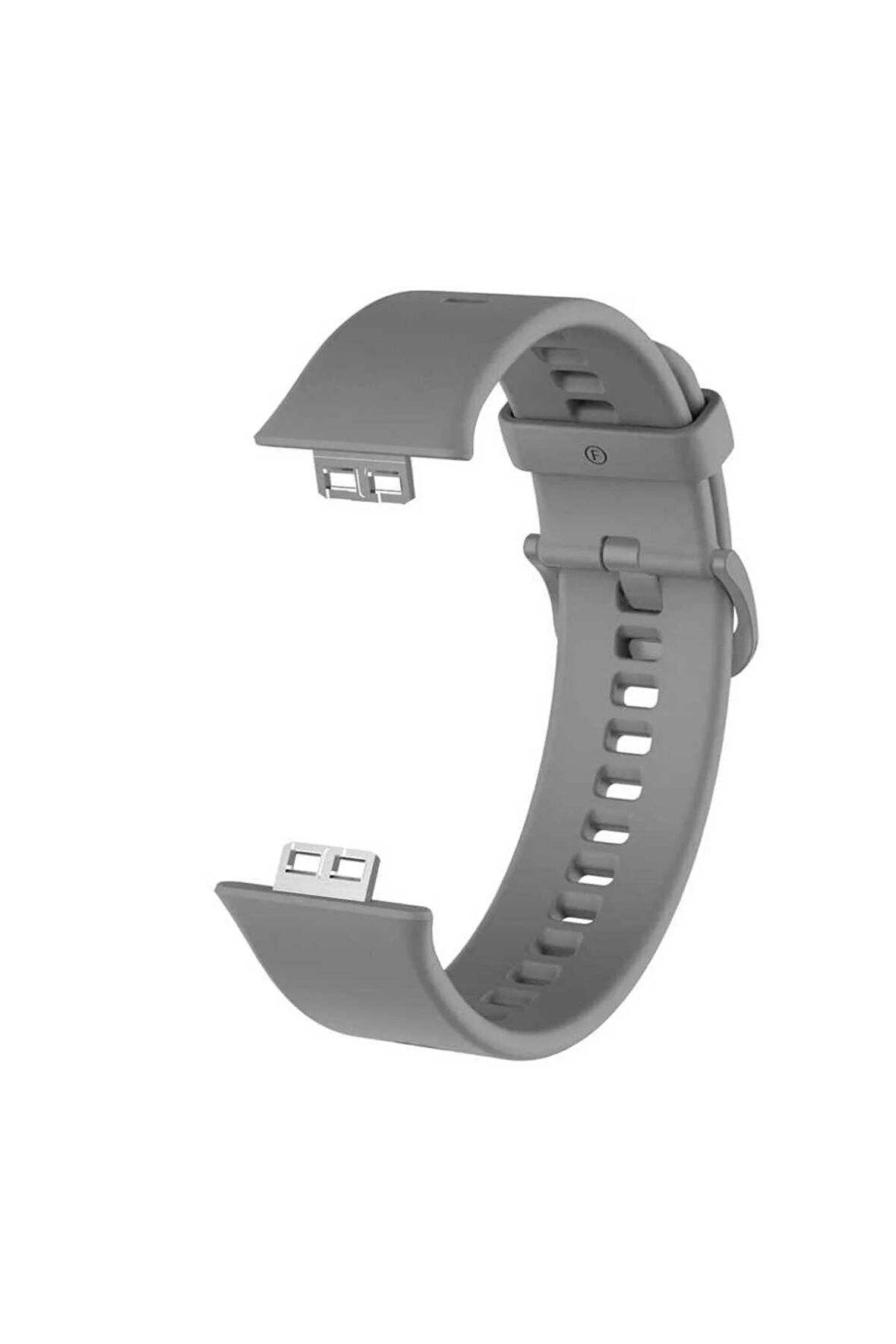 Huawei Watch Fit için Silikon Kordon-43 Gri