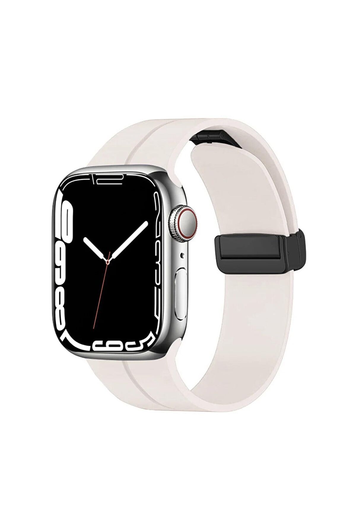 Apple Watch 38-40-41mm için Metal Tokalı Silikon kordon-84 Stone
